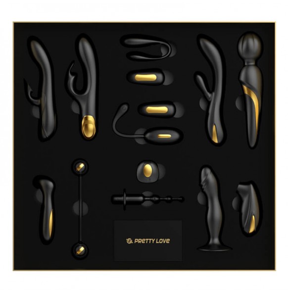 PRETTY LOVE - 18K Gold Plated Queen's Luxury Collection (12 Pieces Set) PRETTY LOVE - 18K Gold Plated Queen's Luxury Collection (12 Pieces Set)